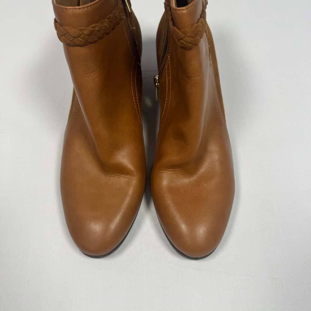 Sam Edelman Pippa Ankle Boots Side Zip Braid Detail - Picture 4 of 7